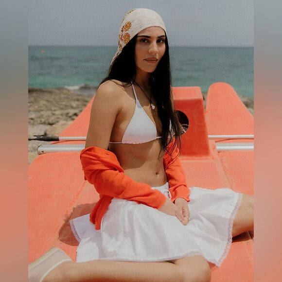 NWT J CREW Pleated tie-waist mini skirt in black - Picture 10 of 14